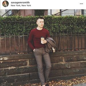 J. Crew Burgundy Sweater